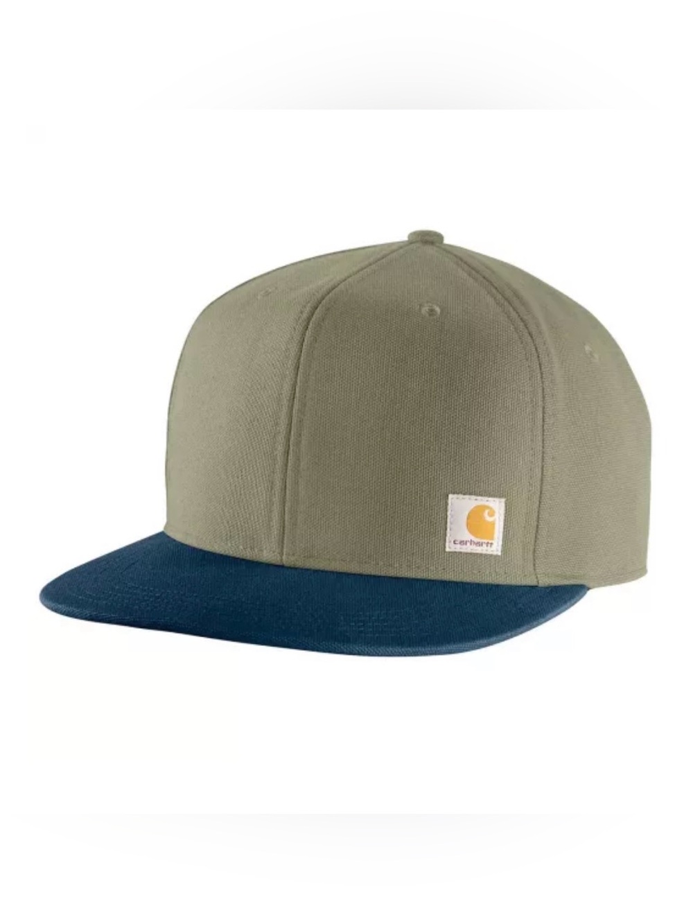 Carhartt Men's Firm Duck Flat Brim Cap.